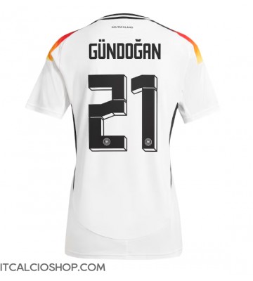 Germania Ilkay Gundogan #21 Prima Maglia Europei 2024 Manica Corta